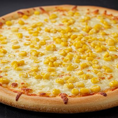 Corn And Cheese Pizza
